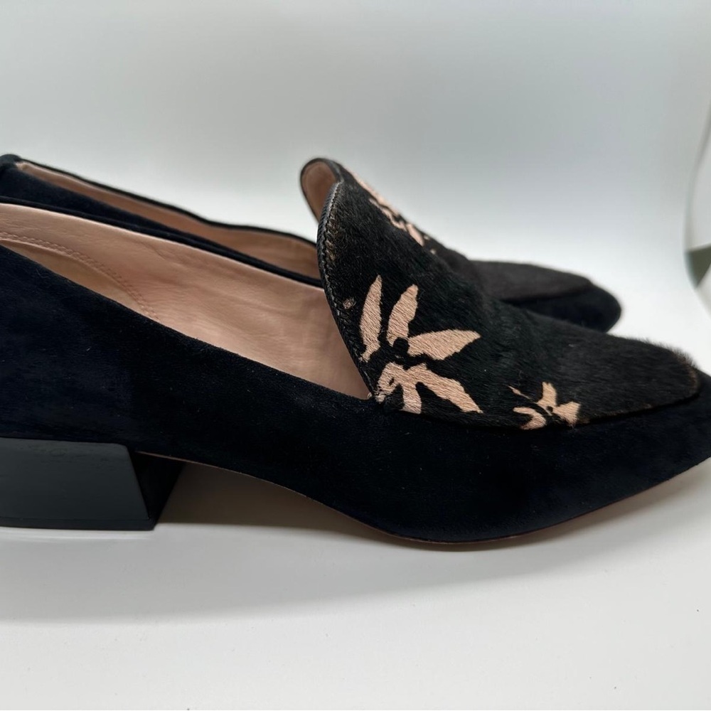 Anthropologie AD & Daughters Calf Hair Greyan Square Toe Slip On Shoe Sz 8.0 - Picture 3 of 12